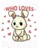 Rabbits Just A Girl Who Loves Bunnies Shirt Kids Girls Rabbit Bunny.png