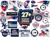 28 Files New England Patriots Svg Bundle, Patriots Lovers Vector, Patriots Clipart.png