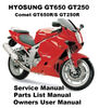 HYOSUNG GT650 GT250 Workshop Service Repair Part Manual PDF files COMET 650 250.jpg