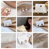 New Fashion Contracted Heart Pearl Fine Earrings Joker Sweet Elegant Temperament Women Drop Earrings.jpg