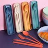 uUlu4Pcs-Wheat-Straw-Dinnerware-Set-Portable-Tableware-Knife-Fork-Spoon-Eco-Friendly-Travel-Cutlery-Set-Utensil.jfif