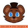 Freddy Fazbear FNaF - PNG Templates Download - Perfect for Sublimation Mastery