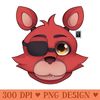 Foxy FNAF Icon - Shirt Drawing PNG - Transform Your Sublimation Creations
