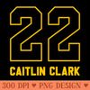 caitlin clark 22 is love - Transparent Shirt Design - Defying the Norms