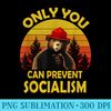 Vintage Funny Only you can prevent socialism Bear Camping - PNG design downloads - Perfect for Personalization