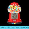 Gumball Machine T Candy Vending Sweets Graphic - PNG Download - Instantly Transform Your Sublimation Projects