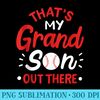 Baseball Grandma Grandpa Grandson - Sublimation PNG Designs - Perfect for Sublimation Mastery