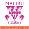 Barbie - Malibu Barbie - Sublimation designs PNG - Premium Quality PNG Artwork