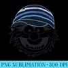 Disney The Muppets Retro Animal Blue Hat Sketch Big Face Premium - PNG Illustration Download - Perfect for Sublimation Mastery