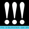 3 Big Bold Exclamation Points - Transparent PNG Design - Premium Quality PNG Artwork