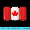 Patriotic Beer Cans Canada w Canadian Flag - High Quality PNG Download - Fashionable and Fearless