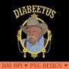 Diabeetus Vintage - PNG Transparent Background Download - Unlock Vibrant Sublimation Designs