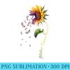 Bladder Cancer Awareness Sunflower - Download PNG Files - Unlock Vibrant Sublimation Designs