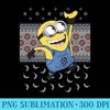 Despicable Me Minions Banana Ugly Christmas Premium T Premium - Shirt Vector Art - Create with Confidence