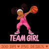 Baby Announcement Party Basketball Team Girl Gender Reveal - Printable PNG Images - Trendsetting And Modern Collections