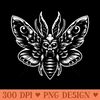 Moth - Unique PNG Artwork - Lifetime Access To Purchased Files