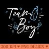 Team Gender Reveal Baby Shower Party - PNG download with transparent background - Limited Edition And Exclusive Designs