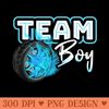 Gender Reveal Team Burnouts Baby Shower Party Idea - PNG design downloads - High Resolution And Print Ready Designs