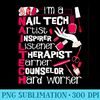 Nail Tech Nail Artist Manicurist Nail Salon Nail Studio - PNG design downloads - Limited Edition And Exclusive Designs