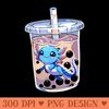 Boba Axolotl Kawaii Axolotl Bubble Tea Boba - High Resolution PNG image download - Perfect for Sublimation Art