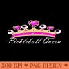 Pickleball Queen Tiara Pickle Ball - Digital PNG Artwork - Instant Access To Downloadable Files