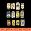 Vintage Canned Pickles Canning Season Pickle Jar Lovers - PNG clipart download - Quick And Seamless Download Process
