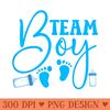 Baby Shower Party Favors For Team Gender Reveal - Vector PNG Clipart - Premium Quality PNG Artwork