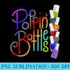 Popping Bottles Nail Polish - Unique PNG Artwork - Stunning Sublimation Graphics