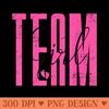 Team Girl Awesome Parents Baby Shower Party Gender Reveal - Digital PNG Downloads - Easy To Print And User Friendly Designs