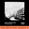 East River Pipe Minimalist Graphic Design Fan Artwork - High Resolution PNG image download - Perfect for Personalization