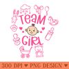 Baby Shower Party Favors For Girl Team Girl Gender Reveal - PNG Clipart - Bold & Eye Catching