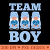 Team Cute Family Gender Reveal Outfit Baby Shower Party Premium - Trendy PNG Designs - Unlock Vibrant Sublimation Designs