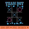 Cute Gender Reveal Baby Shower Party Team Men - Unique Sublimation PNG Download - Enhance Your Apparel