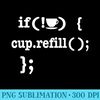 Cool Coffee Coding T - Download Transparent PNG - Transform Your Sublimation Creations