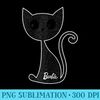 Barbie Halloween Black Cat Raglan Baseball - Sublimation PNG Designs - Enhance Your Apparel with Stunning Detail