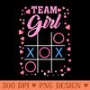 Fun Gender Reveal Baby Shower Party Team Girl Men - PNG Download - Transform Your Sublimation Creations