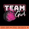 Gender Reveal Team Girl Burnouts Baby Shower Party Idea - High Resolution PNG download - Lifetime Access To Purchased Files