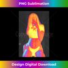 Negative Photo Print Thermal Image of a Sexy Woman 1 - High-Resolution PNG Sublimation File