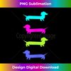 Doxie Lover Brightly Colored Dachshunds - Instant Sublimation Digital Download