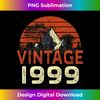 Birthday 365 Vintage 1999 Birthday for Men & - Futuristic PNG Sublimation File - Infuse Everyday with a Celebratory Spirit