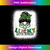 One Lucky Dialysis Technician Bleached St Patricks Day Women - Luxe Sublimation PNG Download - Crafted for Sublimation Excellence