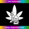 Pocket CBD Oil Bottle Funny Hemp Weed Leaf Cannabis Gift - Edgy Sublimation Digital File - Elevate Your Style with Intricate Details