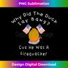 Funny 4th of July Duck Firecracker Pun - Duckling Joke Meme - Artistic Sublimation Digital File