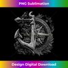 Compass and Anchor boating ocean sea retro vintage Sailor - Trendy Sublimation Digital Download