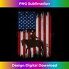 (Print on Back) vintage usa american flag cowboy Rodeo - Instant Sublimation Digital Download