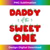 Daddy of The Sweet One Strawberry Birthday Berry First 1st - Retro PNG Sublimation Digital Download