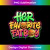 Her Favorite Fatboy Hamburger Funny Fatboy - Aesthetic Sublimation Digital File