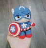 PDF File Avengers Marvel Amigurumi Crochet Pattern - Captain America Keychain (US terms) 2.jpg