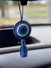 Evil Eye Crochet Car Hanger, Nazar, Car Charm, Evil Eye Decor 1.jpg