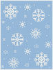 2. Snowflakes throw crochet pattern